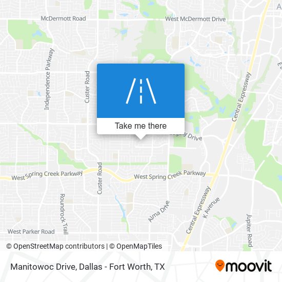 Manitowoc Drive map