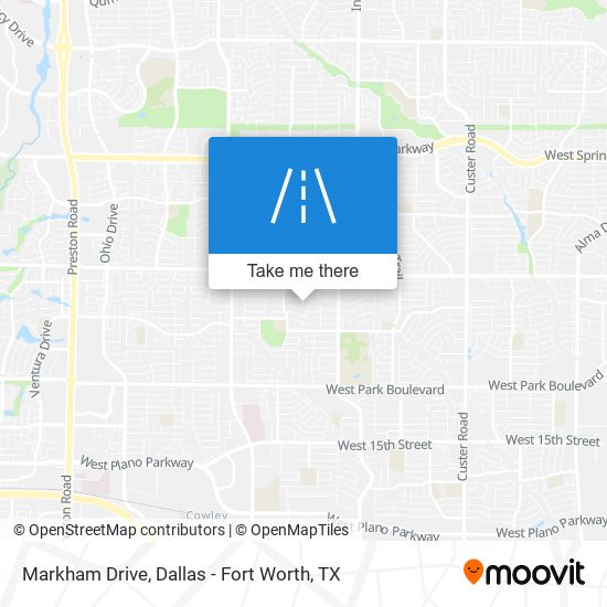 Markham Drive map