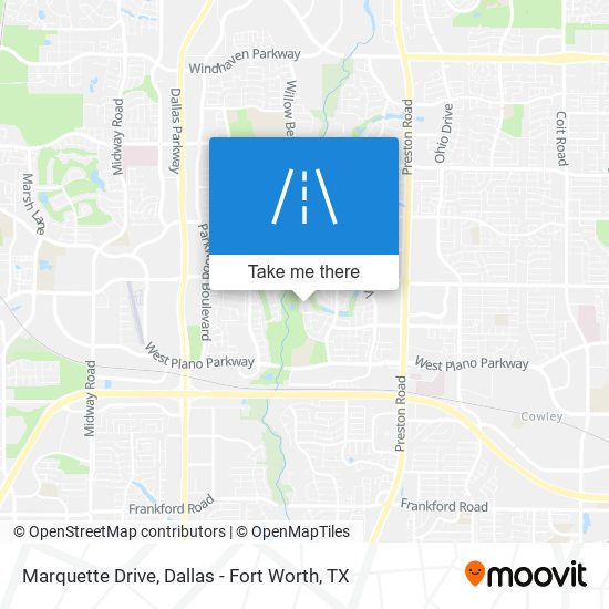 Marquette Drive map