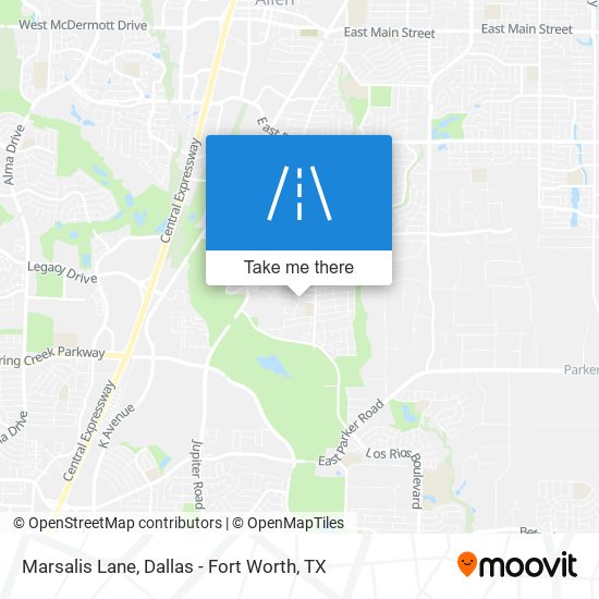 Mapa de Marsalis Lane