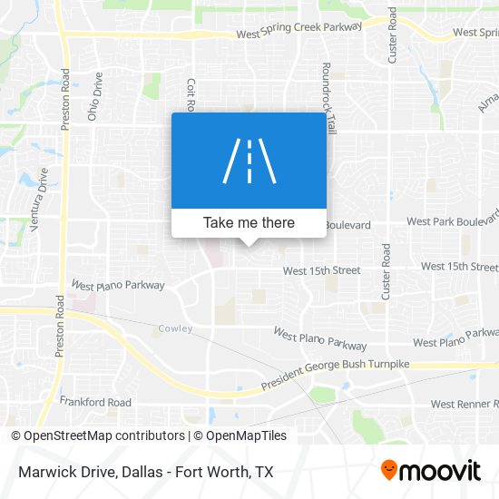 Mapa de Marwick Drive