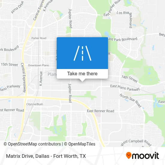 Matrix Drive map