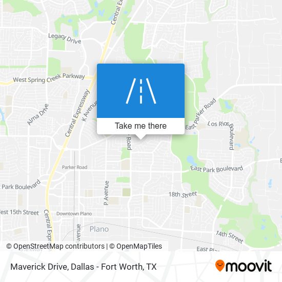 Maverick Drive map