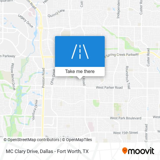 MC Clary Drive map