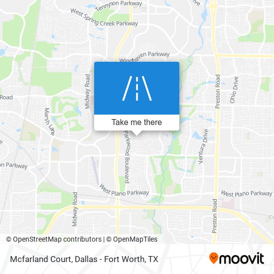 Mcfarland Court map