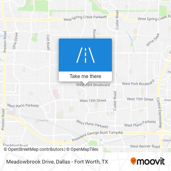 Mapa de Meadowbrook Drive