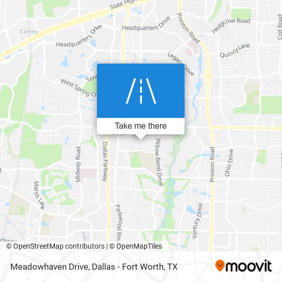 Meadowhaven Drive map