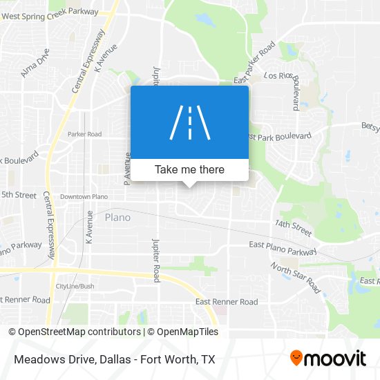 Mapa de Meadows Drive