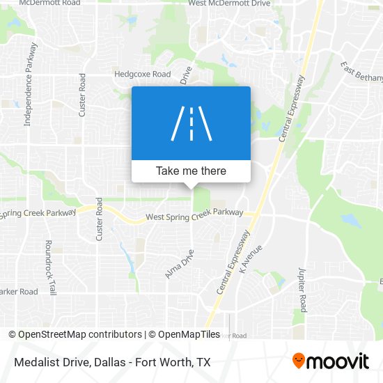 Medalist Drive map