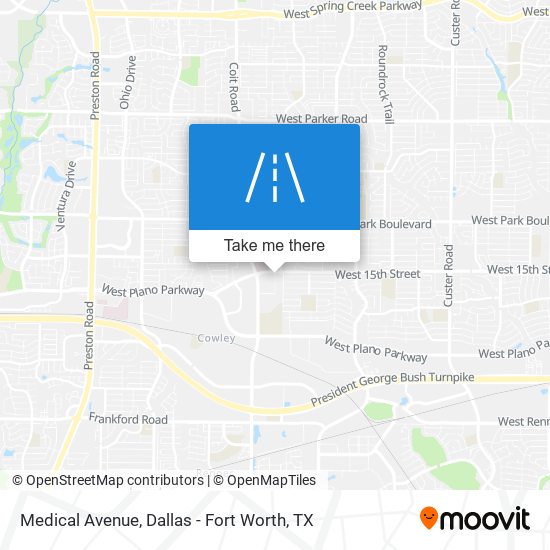 Mapa de Medical Avenue
