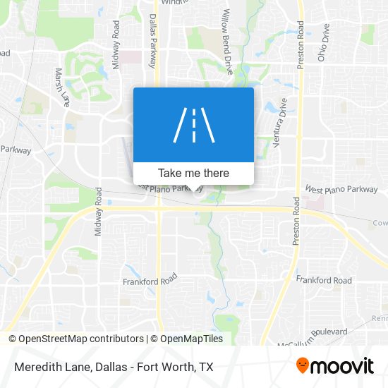 Meredith Lane map