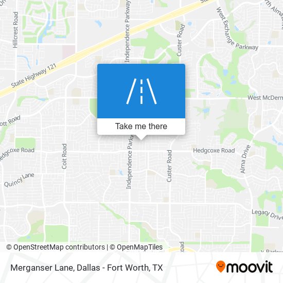 Merganser Lane map