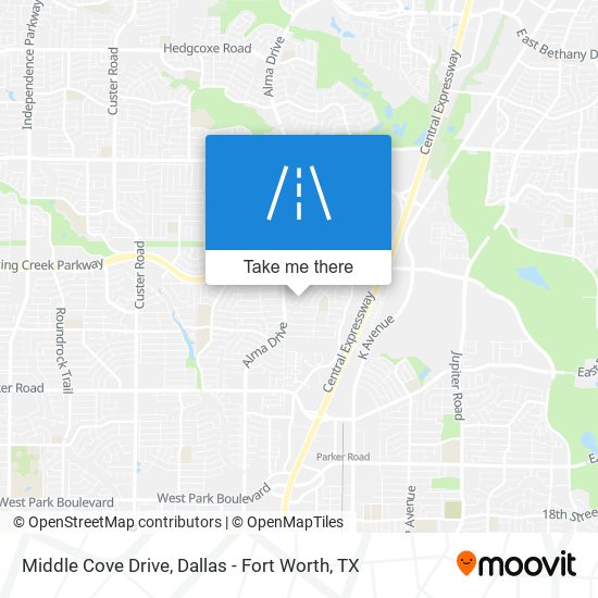 Middle Cove Drive map