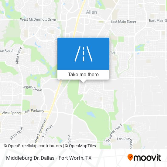 Middleburg Dr map