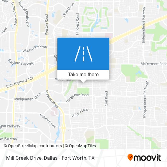 Mill Creek Drive map
