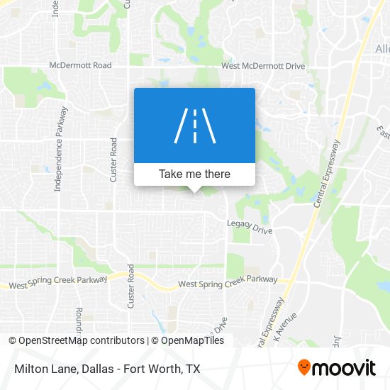 Mapa de Milton Lane