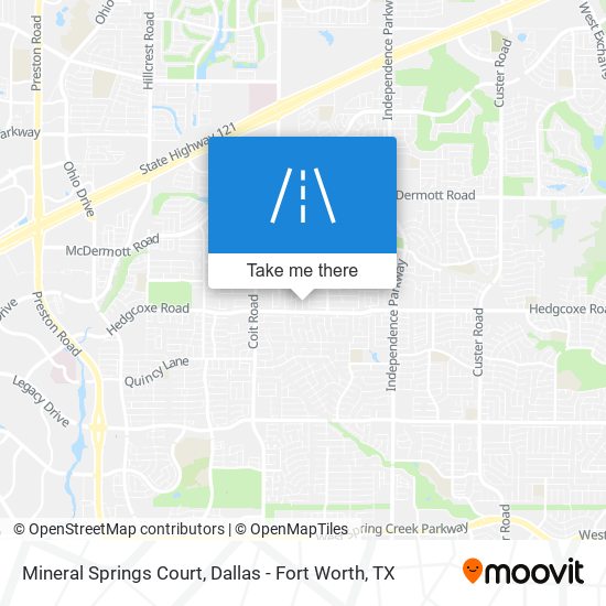 Mapa de Mineral Springs Court