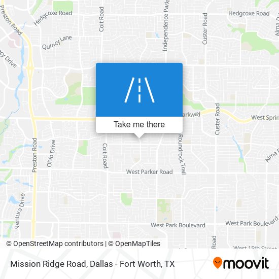 Mission Ridge Road map