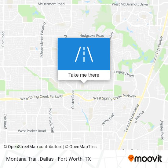 Montana Trail map