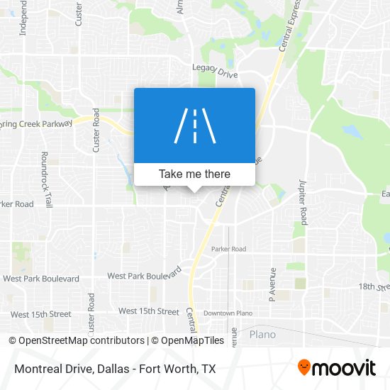 Mapa de Montreal Drive