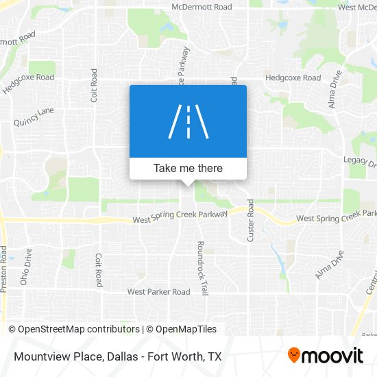Mountview Place map