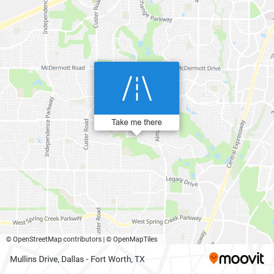Mullins Drive map