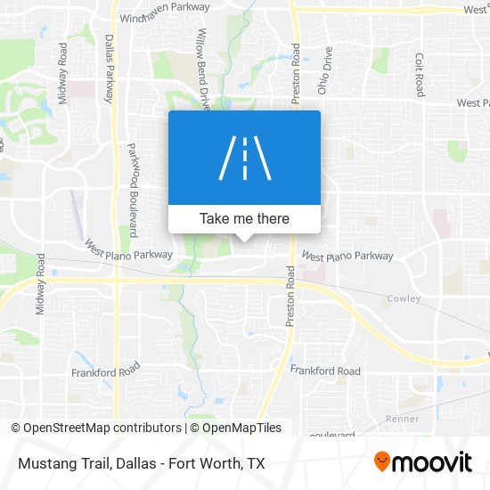 Mapa de Mustang Trail