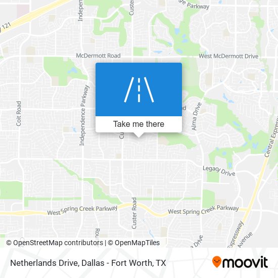 Netherlands Drive map