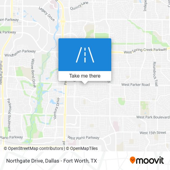Mapa de Northgate Drive