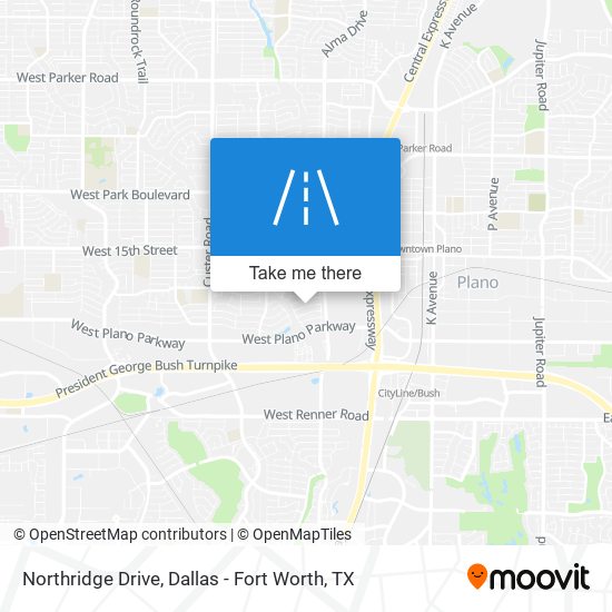 Northridge Drive map