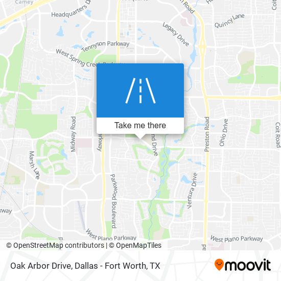 Mapa de Oak Arbor Drive