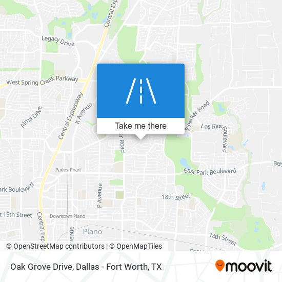 Oak Grove Drive map