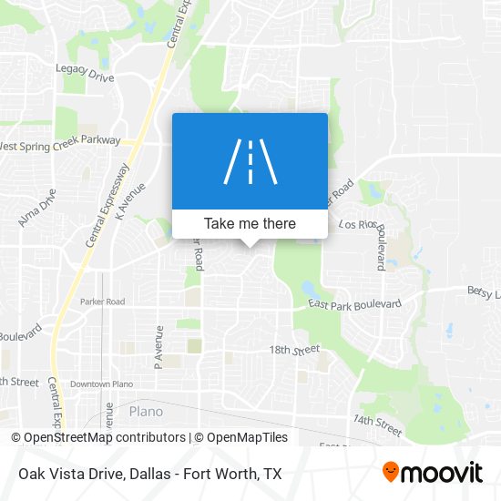 Mapa de Oak Vista Drive