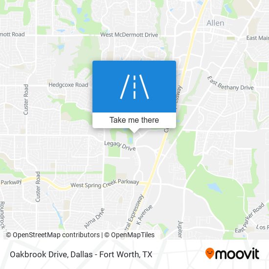 Oakbrook Drive map