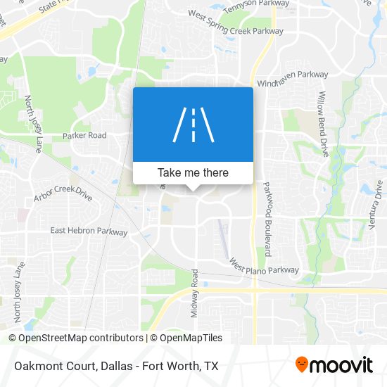 Mapa de Oakmont Court