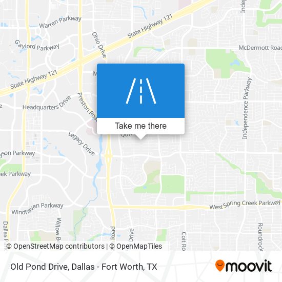 Old Pond Drive map