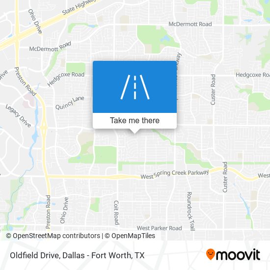 Mapa de Oldfield Drive