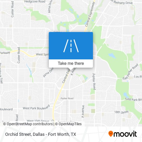 Orchid Street map