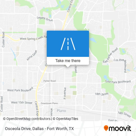 Osceola Drive map
