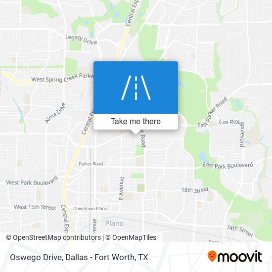 Oswego Drive map