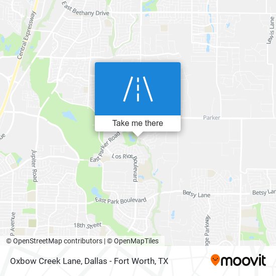 Oxbow Creek Lane map