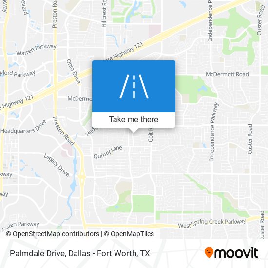 Palmdale Drive map