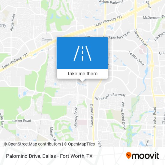 Palomino Drive map