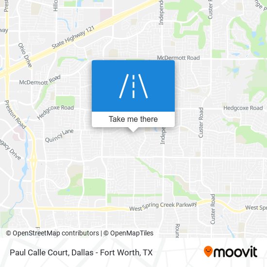 Paul Calle Court map