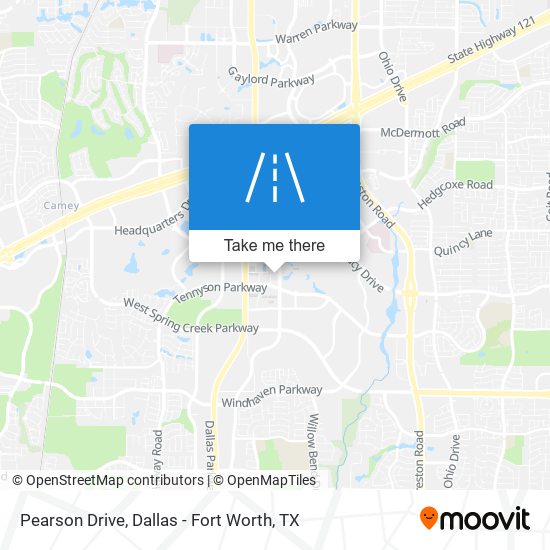 Mapa de Pearson Drive