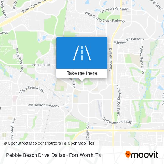 Pebble Beach Drive map