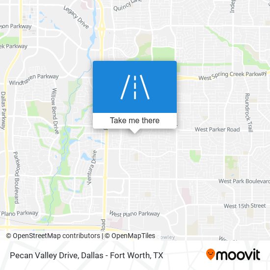 Mapa de Pecan Valley Drive