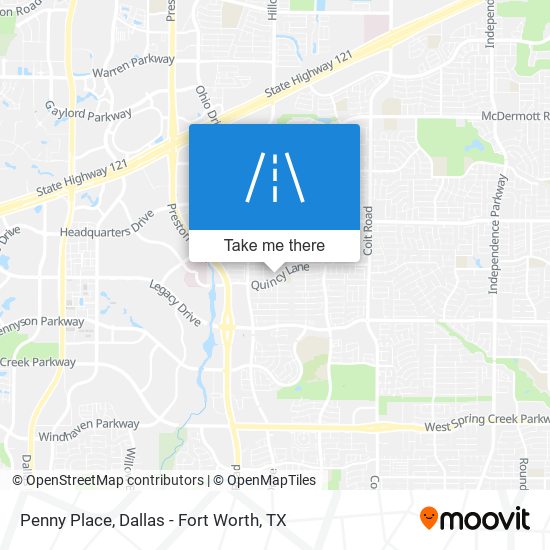 Mapa de Penny Place