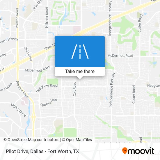 Pilot Drive map