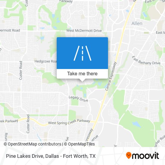 Pine Lakes Drive map